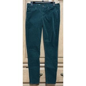 Gap 1969 Jeans Women's 29T Green Legging Jean Stretch Outdoor Casual Preppy